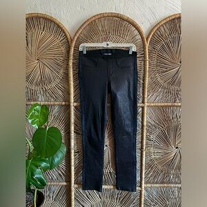 Helmut Lang Denim & Leather Leggings